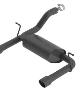 Alternative view of Borla 2018 Jeep Wrangler JL/JLU 3.6L 2DR/4DR Touring SS Axle Back Black Coated Exhaust w/3.5in Tips