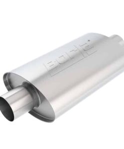 Borla XR-1 Racing Sportsman 2 1/2 inch Outlet / 2 1/2 inch Inlet 12in Case Oval Muffler