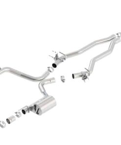 Alternative view of Borla 2015 Dodge Challenger SRT/392 Hemi 6.4L V8 ATAK Catback Exhaust w/ Valves Factory Bezel