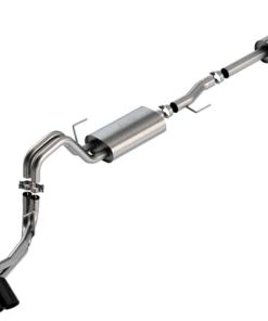 Borla F-150 2021 5.0L 4dr CC SB EC STB Lariat/KR/Pltnm/LTD 3/2.25 DSE Cat-Back Touring BLK CHR Tips