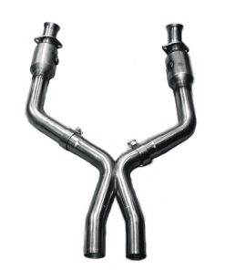 Kooks 05-10 Ford Mustang GT 4.6L 3V Auto/Manual 3in x 2 1/2in OEM Exhaust GREEN Cat X Pipe