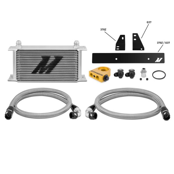 Alternative view of Mishimoto 09-12 Nissan 370Z / 08-12 Infiniti G37 (Coupe Only) Thermostatic Oil Cooler Kit