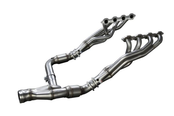 Alternative view of Kooks 19-22 Chevrolet Silverado 1500 6.2L 1-3/4 x 3 Header & Catted Y-Pipe Kit