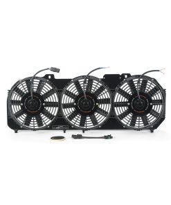 Mishimoto 89-01 Jeep Cherokee XJ 4.0L Performance Aluminum Fan Shroud w/ Controller - Black