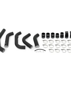 Mishimoto 15-16 Ford F-150 3.5L EcoBoost Hot-Side Intercooler Pipe Kit - Wrinkle Black