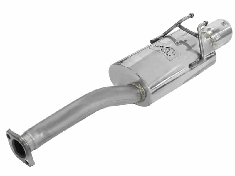 aFe Takeda Exhaust 2.5in Dia 304SS Axle-Back w/Polished Tip 06-11 Honda Civic EX Sedan L4 1.8L - Image 4