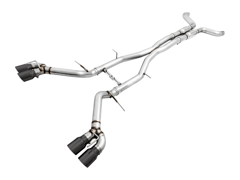 AWE Tuning 16-19 Chevy Camaro SS Resonated Cat-Back Exhaust -Track Edition (Quad Diamond Black Tips) - Image 2