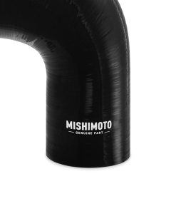 Alternative view of Mishimoto Silicone Reducer Coupler 90 Degree 2in to 3in - Black