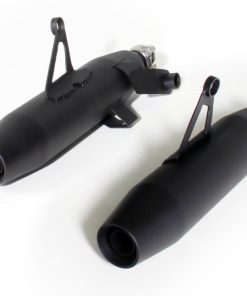 Remus 2017 Triumph Bonneville T100/T100 Black 40.5 kW (Euro 4) Tapered Black Slip On - Right Side