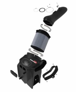 Alternative view of aFe Momentum HD Cold Air Intake System w/Pro 10R Filter 2020 Ford F250/350 Power Stroke V8-6.7L (td)