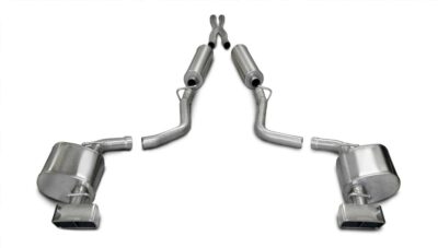 Alternative view of Corsa 09-10 Dodge Challenger R/T 5.7L V8 Auto Polished Xtreme Cat-Back Exhaust
