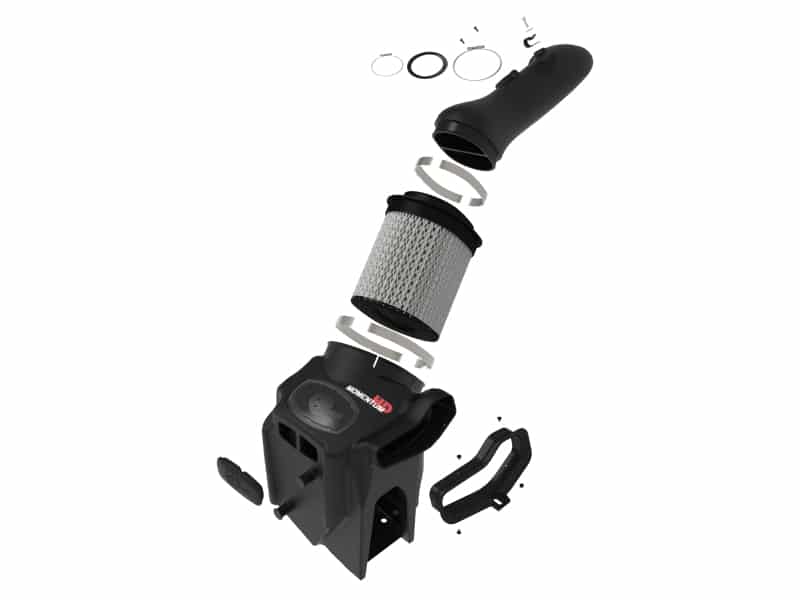 aFe Momentum HD Cold Air Intake System w/Pro Dry S Filter 20 Ford F250/350 Power Stroke V8-6.7L (td) - Image 2