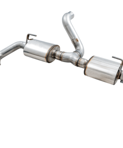 AWE Tuning 2018+ Jeep Wrangler JL/JLU Tread Edition Axle-Back Dual Exhaust - Chrome Silver Tips