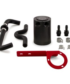 Alternative view of Mishimoto 2017+ Honda Civic Type R Baffled Oil Catch Can Kit - Red