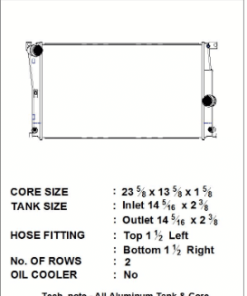 CSF BMW 2 Seires (F22/F23) / BMW 3 Series (F30/F31/F34) / BMW 4 Series (F32/F33/F36) A/T Radiator
