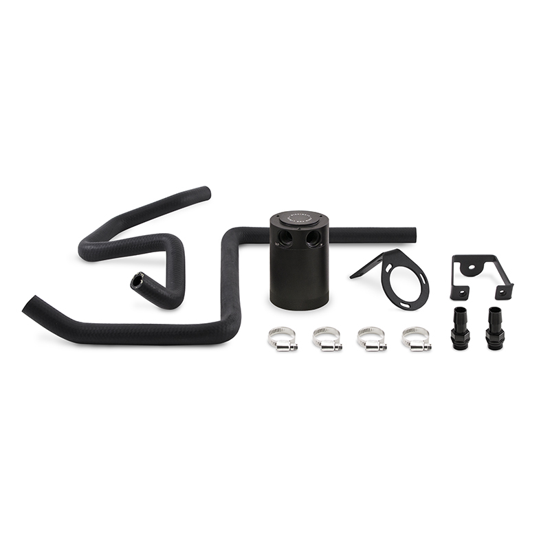 Mishimoto 05-14 Dodge Charger / 05-14 Chrysler 300C 5.7L Direct Fit Oil Catch Can Kit - Black - Image 2