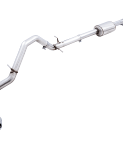 AWE Tuning 4th Gen GM 1500 5.3L 0FG Catback Dual Side Exit (Flat Bumper) - Chrome Tips