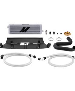 Mishimoto 2018+ Ford Mustang GT Thermostatic Oil Cooler Kit - Silver