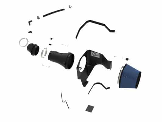 Alternative view of aFe 17-18 Dodge Challenger/Charger Magnum FORCE Stage-2XP Cold Air Intake System w/Pro DRY S- Black