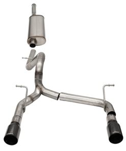Alternative view of Corsa 18-21 Jeep Wrangler JLU 3.6L 2.75in Sport Cat-Back Exhaust w/ 4in Black Tips