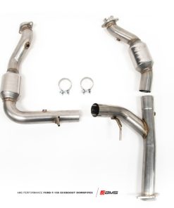 Alternative view of AMS Performance 2015+ Ford F-150 3.5L Ecoboost (Excl Raptor) Federal EPA Compliant Catted Downpipe