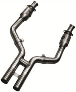 Alternative view of Kooks 05-10 Ford Mustang GT 4.6L 3V Auto/Manual 3in x 2 1/2in OEM Cat H Pipe Kooks HDR Req