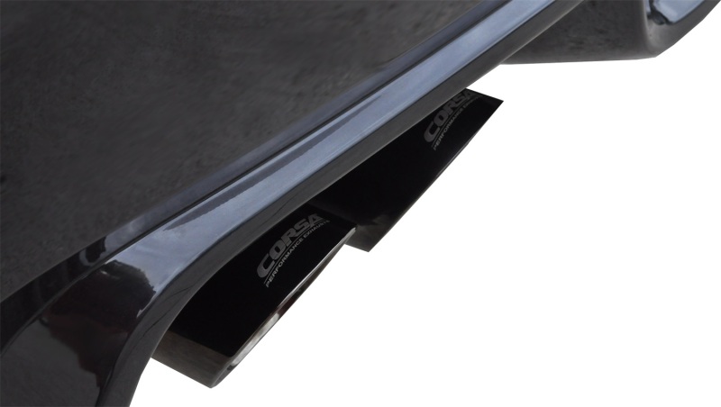 Corsa 11-13 Subaru Impreza Sedan STI 2.5L Turbo Manual Black Sport Cat-Back Exhaust - Image 3