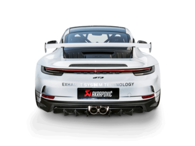 Alternative view of Akrapovic 21-22 Porsche 911 GT3 (992) Slip-On Race Line (Titanium) w/Titanium Tips