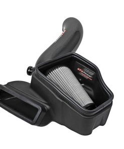 aFe 15-19 VW Golf R (MKVII) L4-2.0L (t) Track Series Carbon Fiber Intake System w/ Pro DRY S Filter