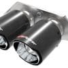 aFe Power Mach Force Xp 4in 304 SS Bolt-On Exhaust Tips Carbon Fiber 14-19 Porsche 911 GT3 3.8L/4.0L