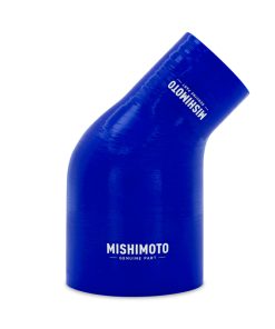 Mishimoto Silicone Reducer Coupler 45 Degree 2.5in to 4in - Blue