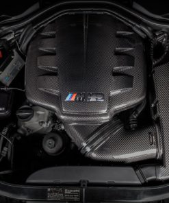 Alternative view of Eventuri BMW E9X M3 - Complete Black Carbon Inlet Plenum - No Emblem