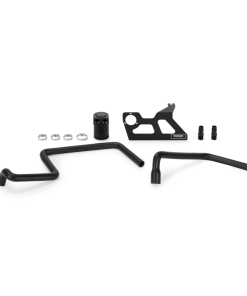 Alternative view of Mishimoto 07-11 Jeep Wrangler JK Baffled Oil Catch Can - Black