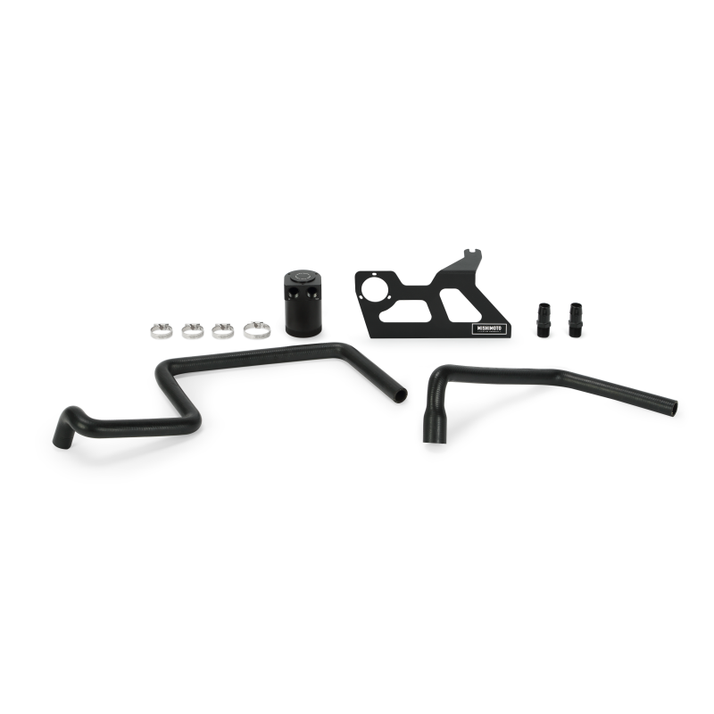 Mishimoto 07-11 Jeep Wrangler JK Baffled Oil Catch Can - Black - Image 2