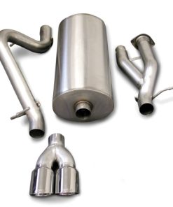 Corsa 03-06 Hummer H2 6.0L V8 Polished Sport Cat-Back Exhaust