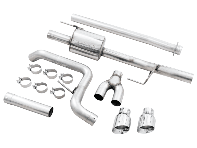 AWE 0FG 21+ Ford F150 Dual Side Exit Cat-Back Exhaust- 4.5in Chrome Silver Tips - Image 2