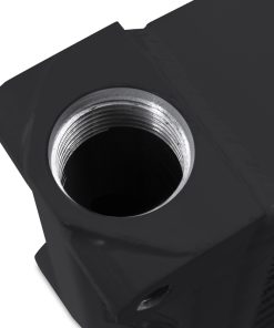 Alternative view of Mishimoto Heavy-Duty Oil Cooler - 17in. Opposite-Side Outlets - Black