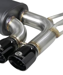 Alternative view of aFe MACH ForceXP 2.5 IN 304 Stainless Steel Cat-Back Exhaust System w/ Black Tips 01-06 BMW M3 (E46)