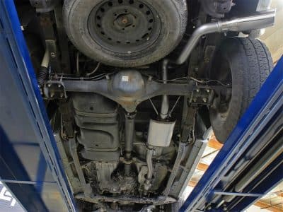 Alternative view of aFe MACH Force XP Cat-Back Stainless Steel Exhaust Syst w/Polished Tip Toyota Tacoma 05-12 L4-2.7L