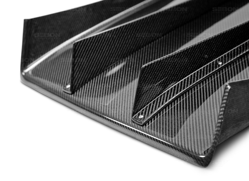 Seibon 06-07 WRX Carbon Fiber Rear Diffuser - Image 3