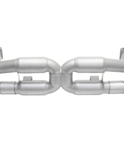 SOUL 06-09 Porsche 997.1 Turbo Sport X-Pipe Exhaust (w/ 200 Cell Cats) - GT2 Style Sig Satin Tips