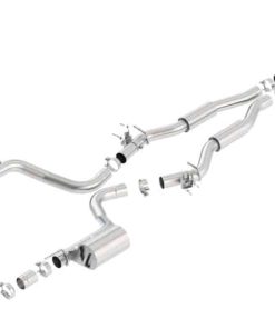 Alternative view of Borla 2015 Dodge Challenger Hellcat 6.2L V8 S-TYPE Catback Exhaust No Tips Factory Valance