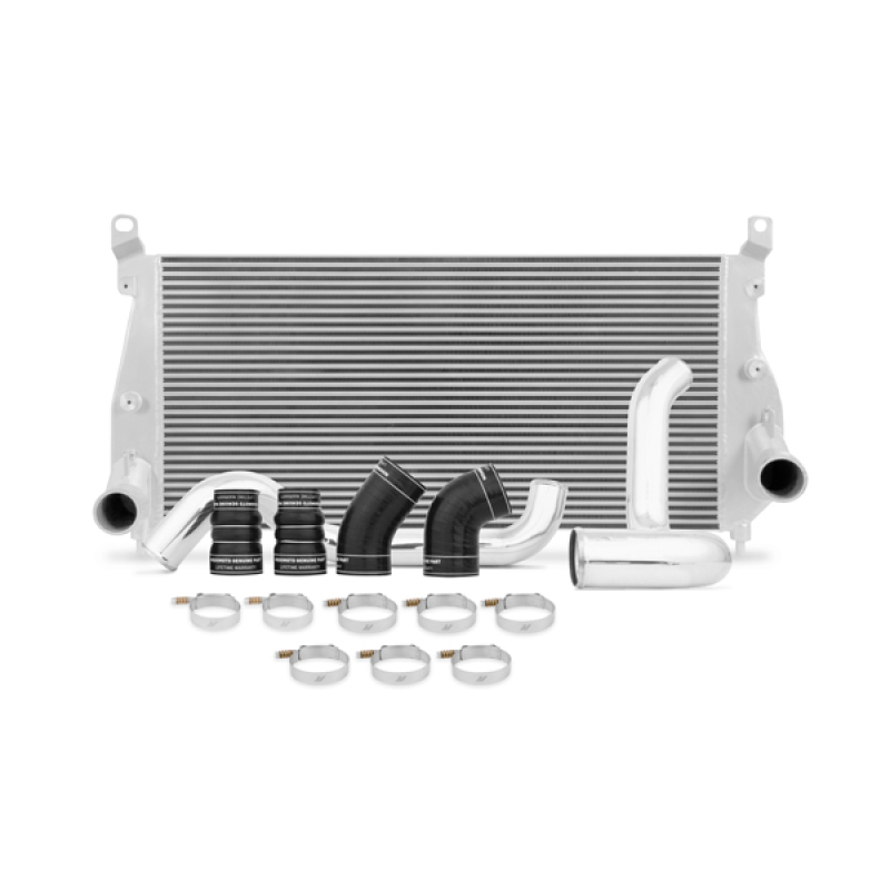 Mishimoto 02-04.5 Chevrolet 6.6L Duramax Intercooler Kit w/ Pipes (Silver) - Image 8