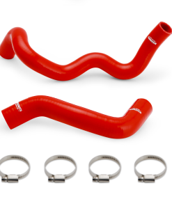 Alternative view of Mishimoto 2016+ Ford Focus RS Silicone Radiator Hoses Red