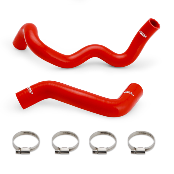 Alternative view of Mishimoto 2016+ Ford Focus RS Silicone Radiator Hoses Red