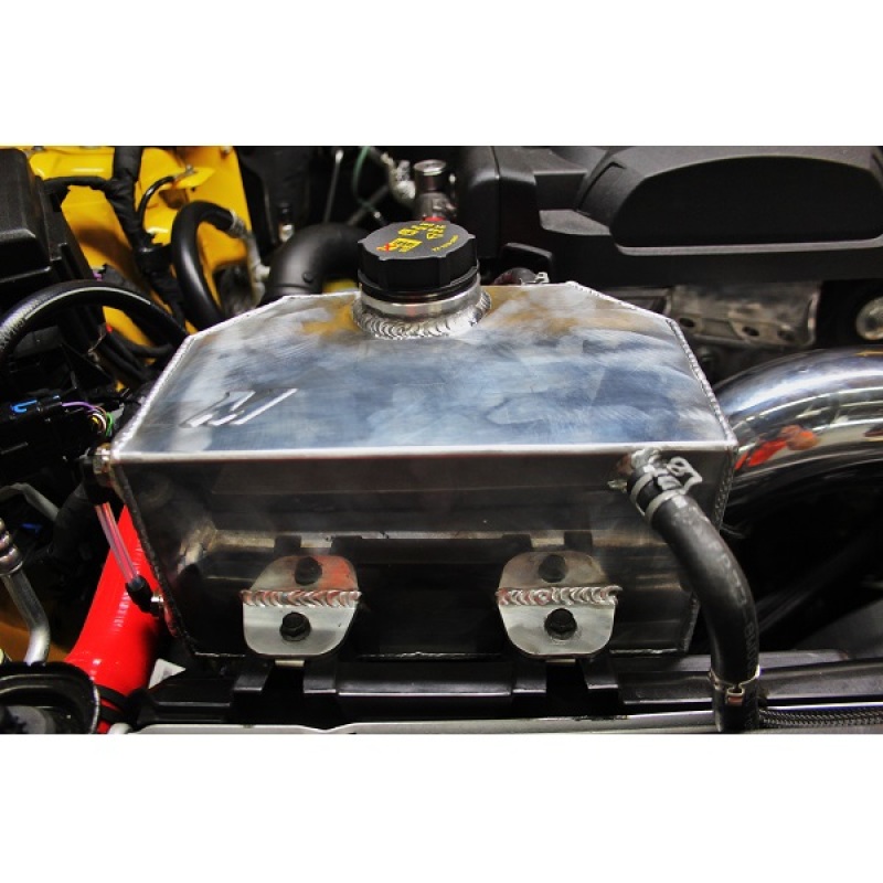 Mishimoto 2015 Ford Mustang EcoBoost / 3.7L / 5.0L Aluminum Coolant Expansion Tank-Polished - Image 9