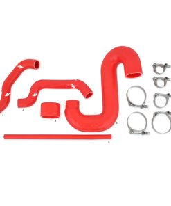 Alternative view of Mishimoto Subaru 02-07 WRX/04-07 STi Top-Mount Intercooler Kit - Powder Coated Black & Red Hoses