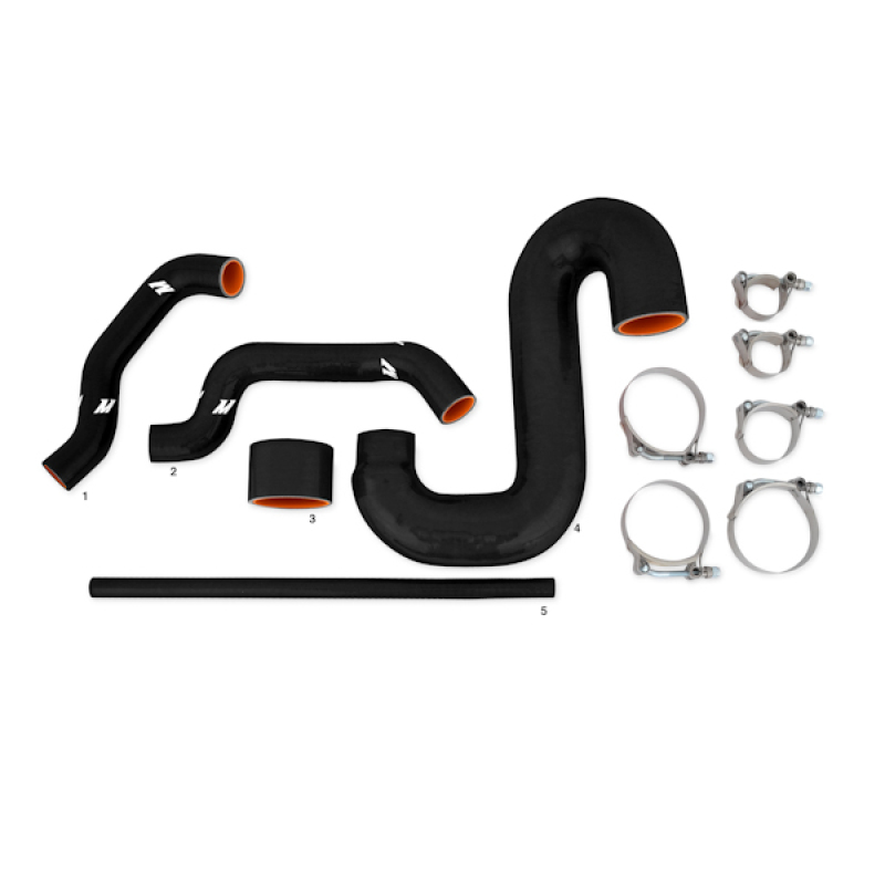 Mishimoto Subaru 02-07 WRX/04-07 STi Top-Mount Intercooler Kit - Powder Coated Black & Black Hoses - Image 3