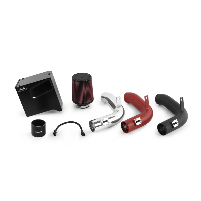 Mishimoto 15-16 Subaru WRX Performance Race Air Intake Kit - Wrinkle Red - Image 4