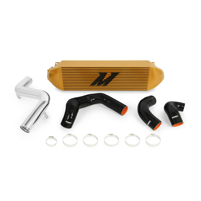 Mishimoto 2013+ Ford Focus ST Gold Intercooler w/ Polished Pipes - Image 6